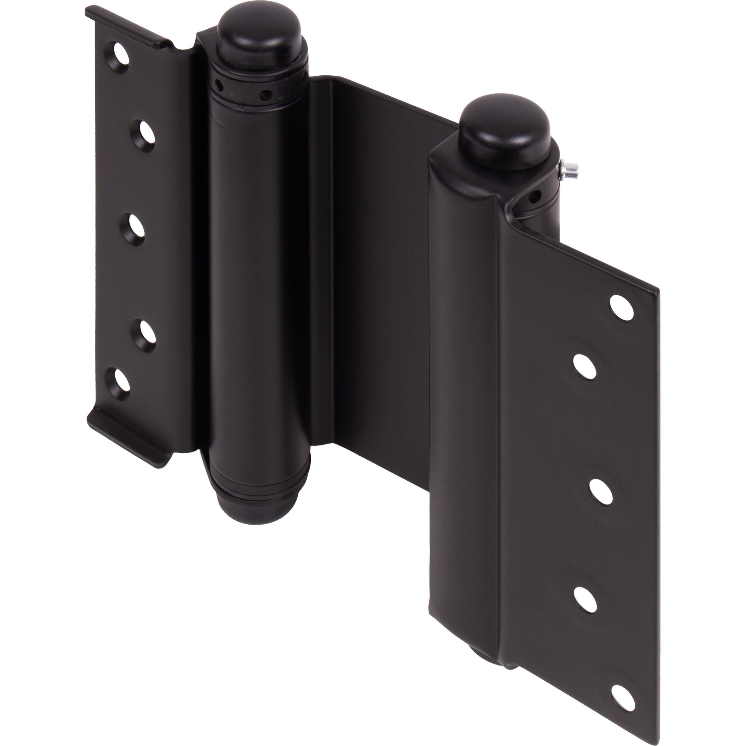 Heavy-Duty Double Acting Spring Hinge - Matte Black