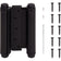 Heavy-Duty Double Acting Spring Hinge - Matte Black