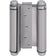 Heavy-Duty Double Acting Spring Hinge - Satin Chrome