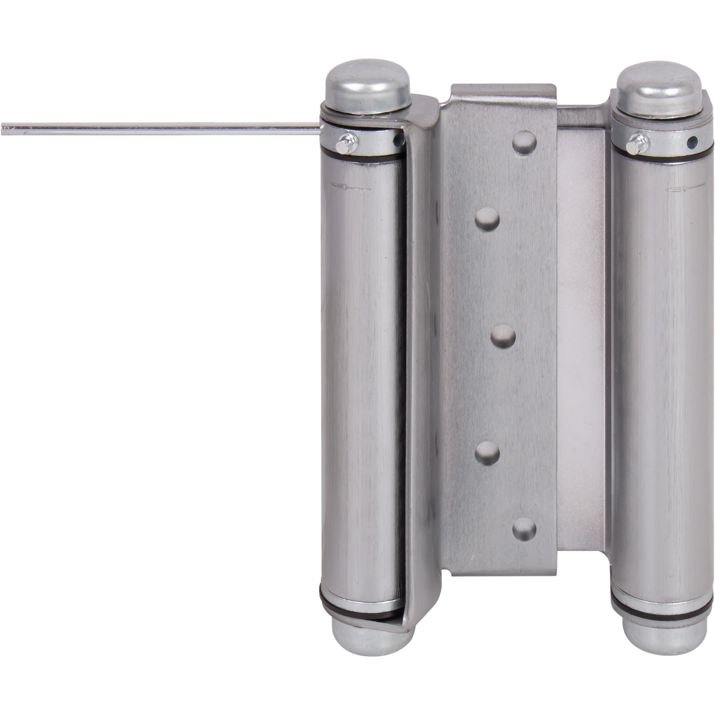 Heavy-Duty Double Acting Spring Hinge - Satin Chrome