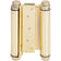 Heavy-Duty Double Acting Spring Hinge - Polished Brass