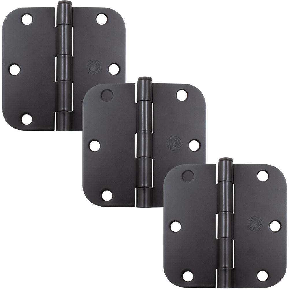 Standard Hinge, 5/8" Radius Corner, 3-Pack