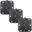 Standard Hinge, 5/8" Radius Corner, 3-Pack