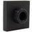 Contemporary Square Wall Door Stop, 2-1/4 Inches, Matte Black by Stone Harbor Hardware