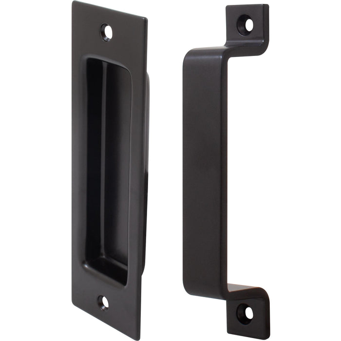 Sliding Door 6.5-inch Flush Pull & 6.5-inch Bar Pull - Combo Set
