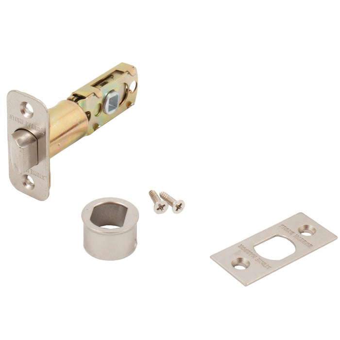 Six-Way Adjustable Latch for Contemporary Interior Locks, Satin Nickel by Stone Harbor Hardware